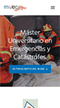 Mobile Screenshot of masteremergenciasua.com